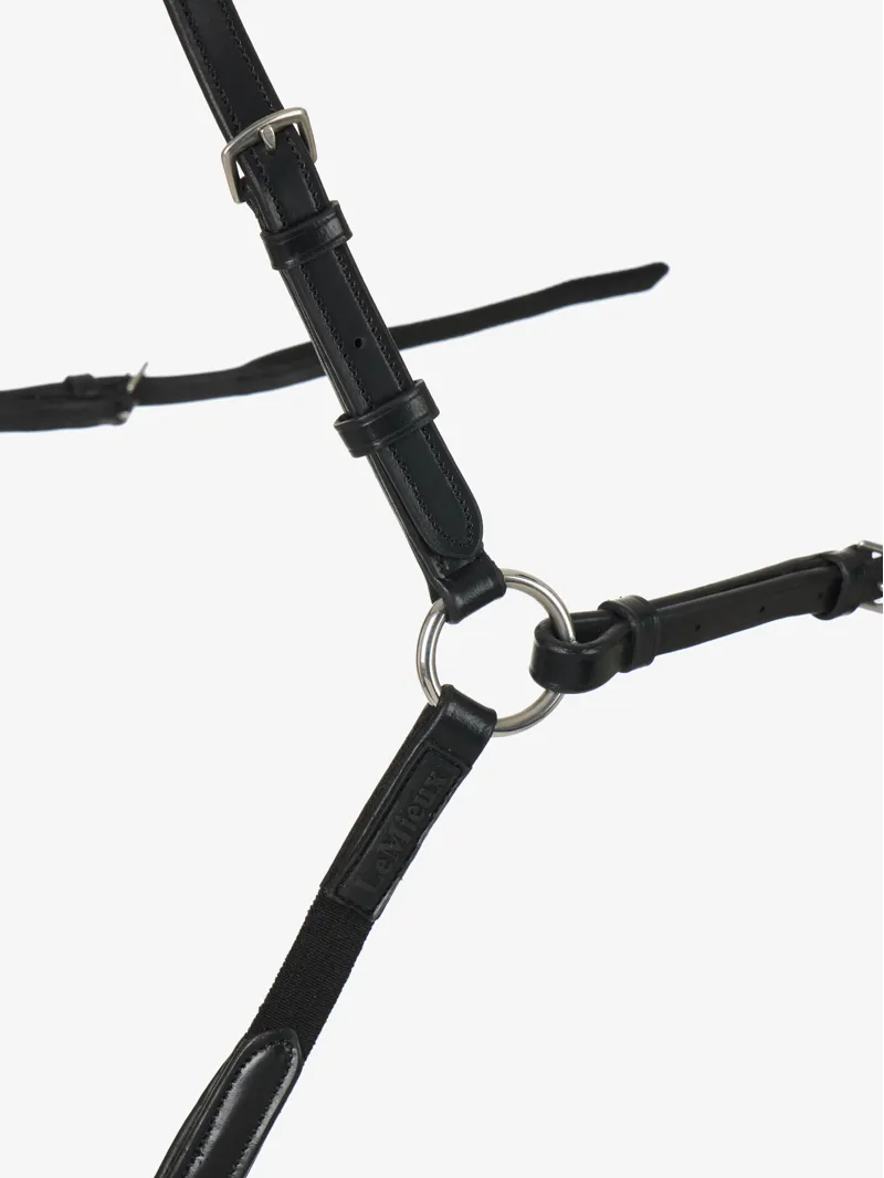 LeMieux Breastplate With Detachable Martingale And Girth Attachments Black-7